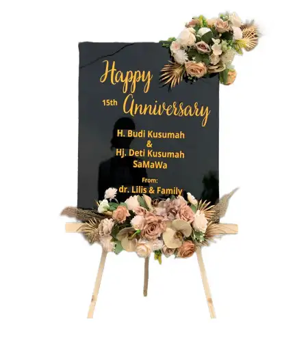Papan Bunga Akrilik Kalianget